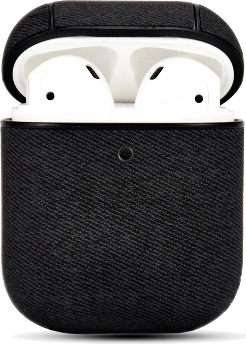 Mbështjellës për AirPods TerraTec AirBox Fabrik, polikarbonat, i zi