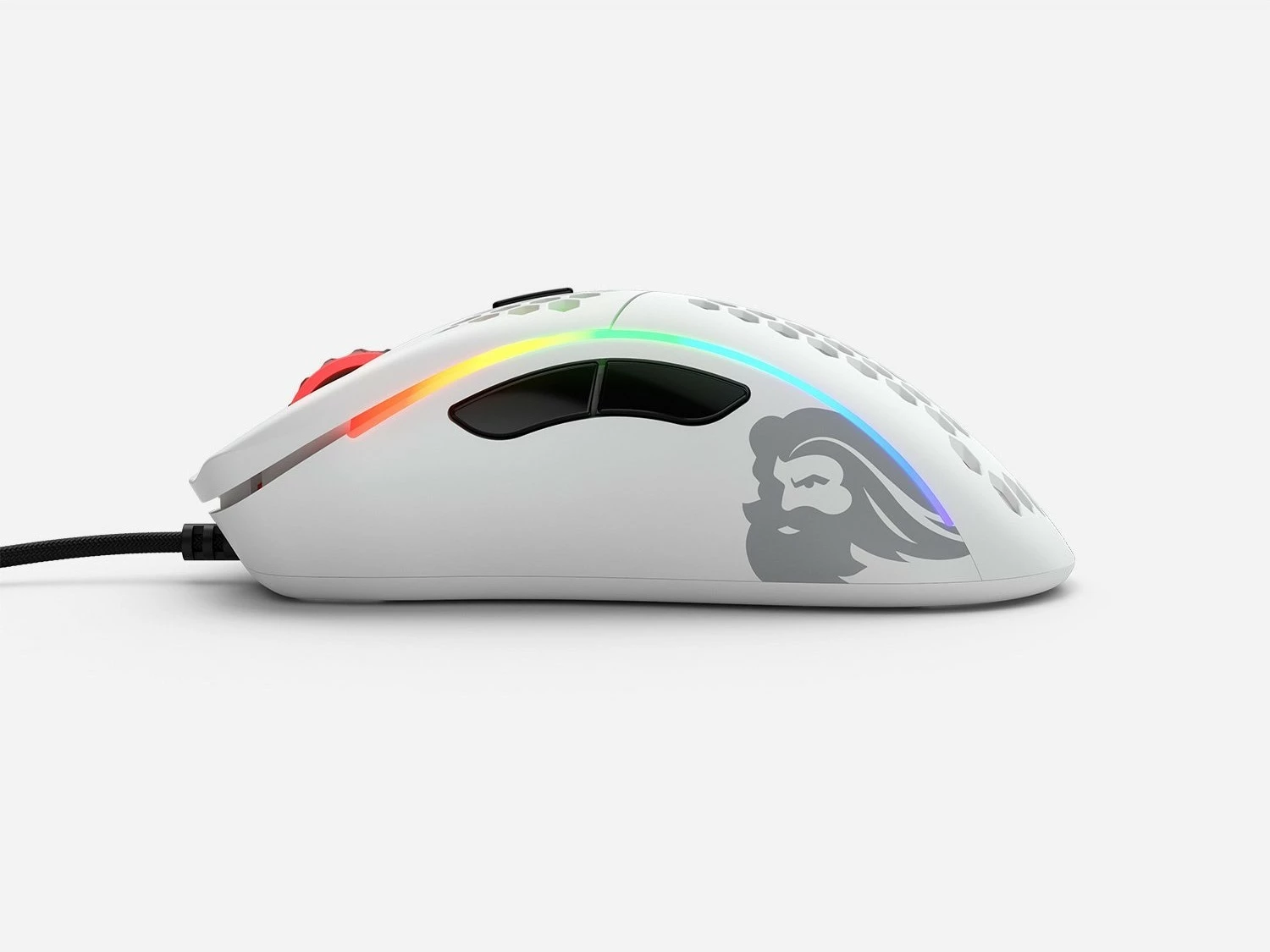 Maus Glorious Model D - USB 2.0, i bardhë