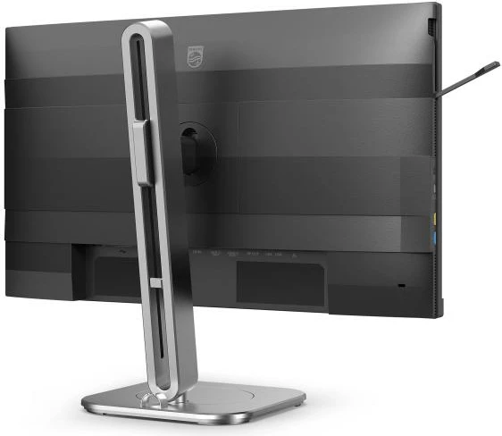 Monitor Philips 24B2G5301/00 24 inç, TFT/LCD, klasë energjie C, LightSensor & PowerSensor, argjendt, zi, blu