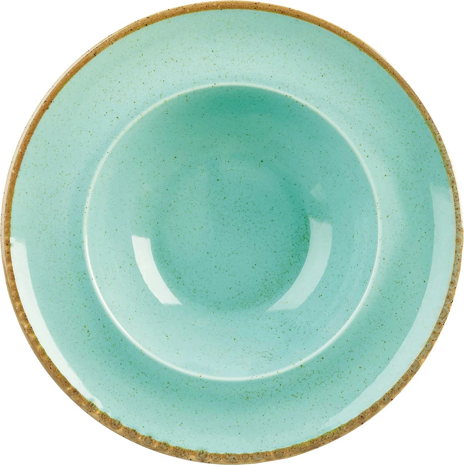 Pjatë paste Porland Seasons Laguna ø300 mm, porcelan, blu qielli, set 6 copë