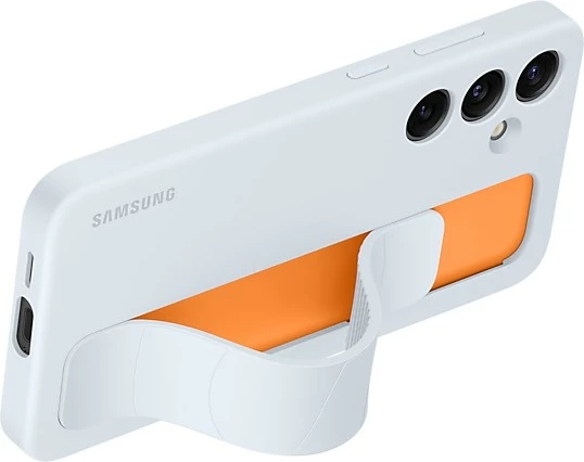 Mbështjellës Samsung Standing Grip Case Galaxy S24+, silikon, light blue