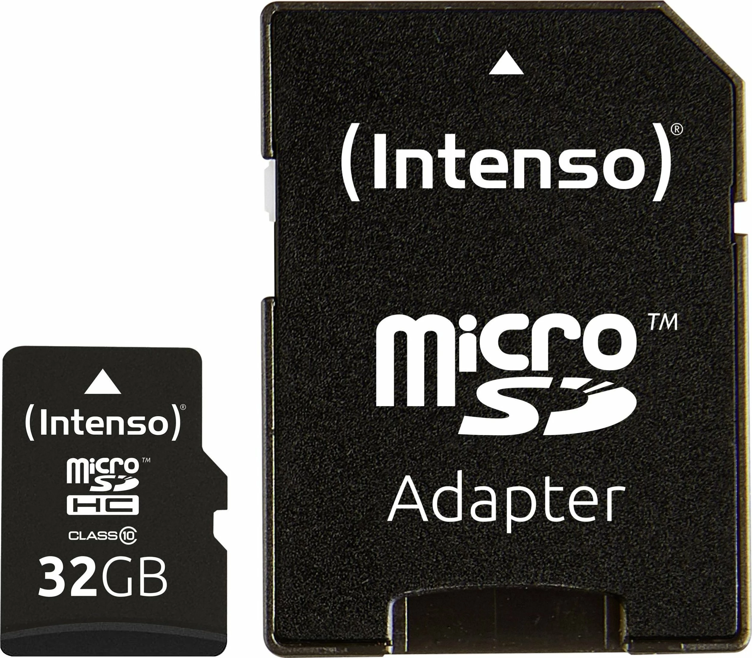 Kartelë memorie Intenso microSDHC 32GB Class 10, me adapter SD
