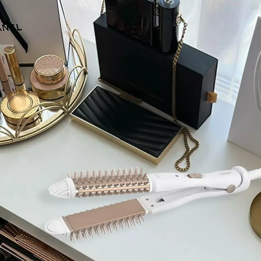 Drejtues dhe kaçurreles flokësh Maestro MR-263, 55W, qeramik, rozë gold