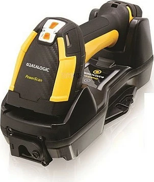 Skaner barkodi Datalogic PowerScan PM9600, USB kit, verdhë/zi