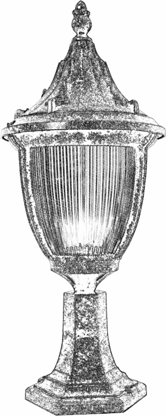 Llambë muri për jashtë Opviq, ngjyrë kafe, BSU-68186-BKR-M1-K