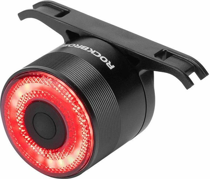 Dritë prapa biçiklete Rockbros Q3 me sistem të mençur ndalese, e zezë