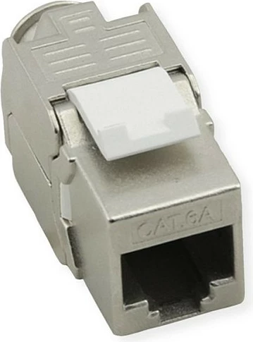 Keystone RJ-45 VALUE 21.99.1807, Cat8, i sheshtë, 40GbE, argjend