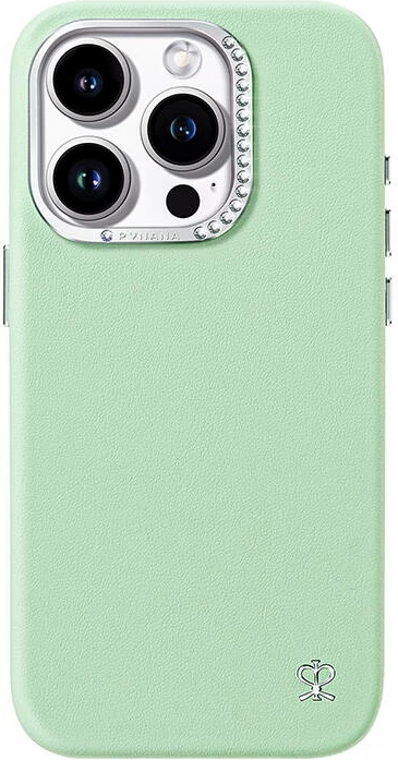 Mbështjellës Joyroom PN-15F4 për iPhone 15 Pro Max, i gjelbër, me kristale