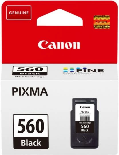Patron boje Canon PG-560 (3713C001) 7.5 ml, deri 180 faqe, e zezë