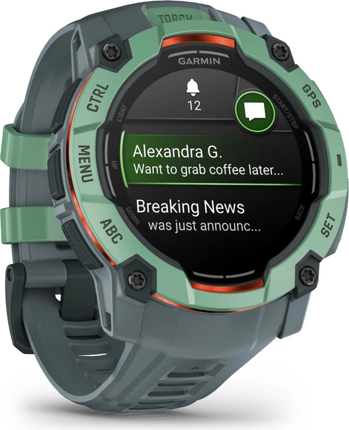 Smartwatch Garmin Instinct 3 AMOLED, 4GB, GPS, gri