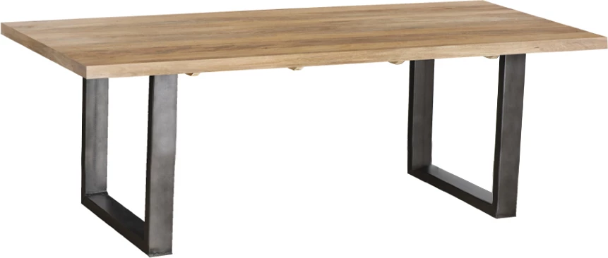 Tavolinë kafeje Craft, natyrale e zezë, 120x60x45