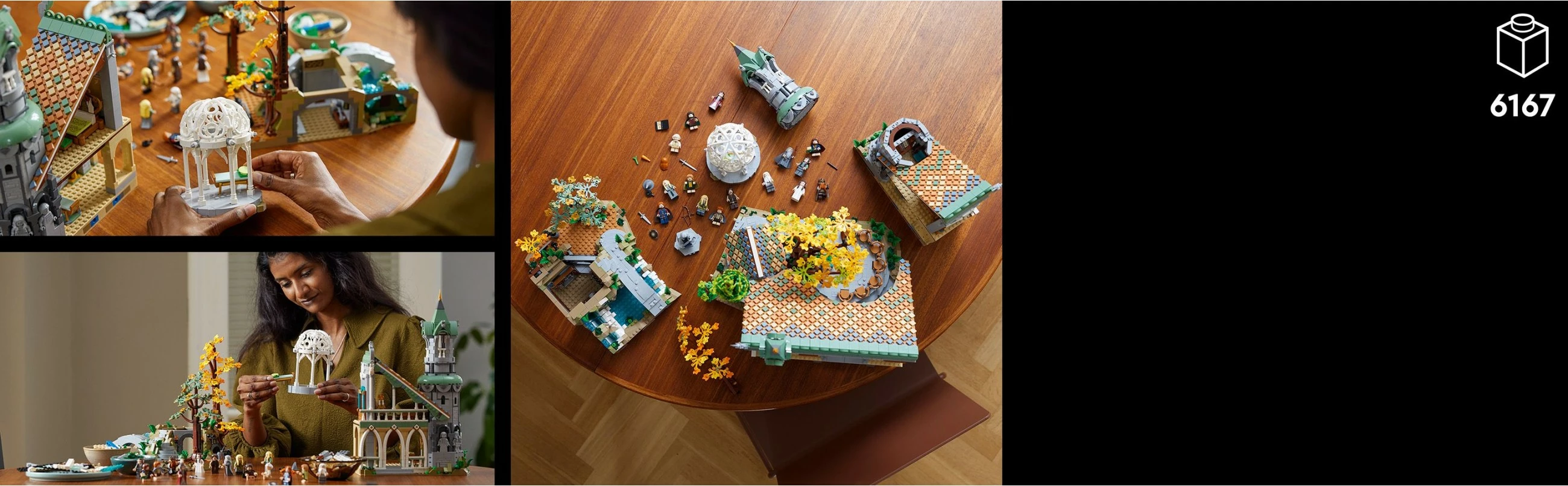 Set ndërtimi LEGO The Lord of the Rings: Rivendell, 6167 pjesë, plastikë, shumëngjyrësh
