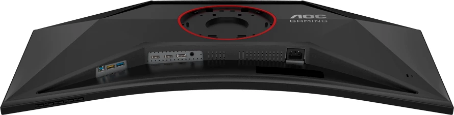 Monitor gaming AOC CU34G4Z 34\" i lakuar, WQHD 3440x1440, 240Hz, 1ms, Fast VA, HDR400, Adaptive Sync, i zi/kuq