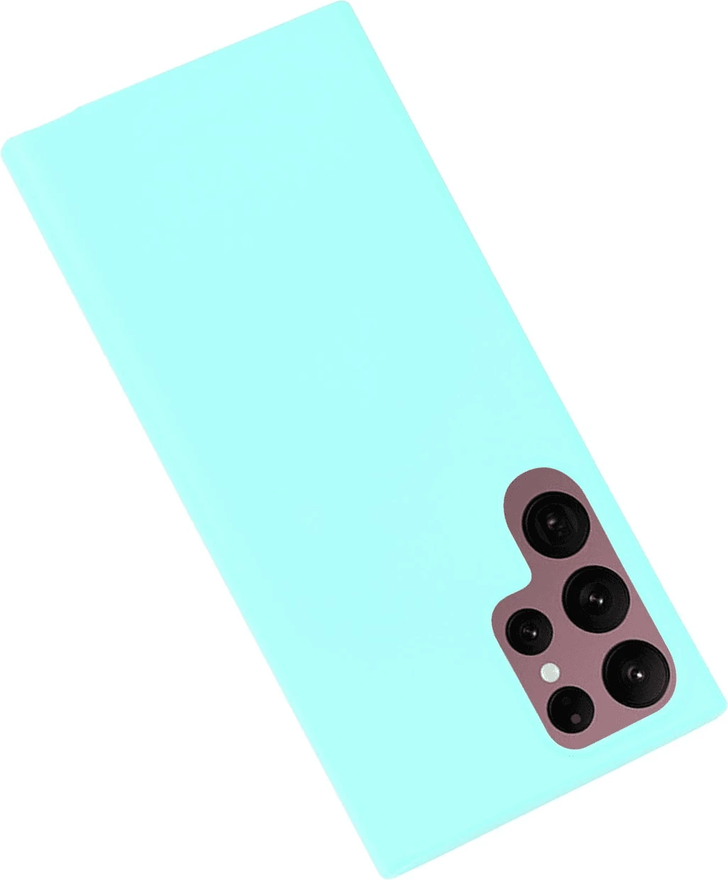 Mbështjellës silikoni Goospery Soft Feeling për Samsung Galaxy S23 Ultra 5G, mint