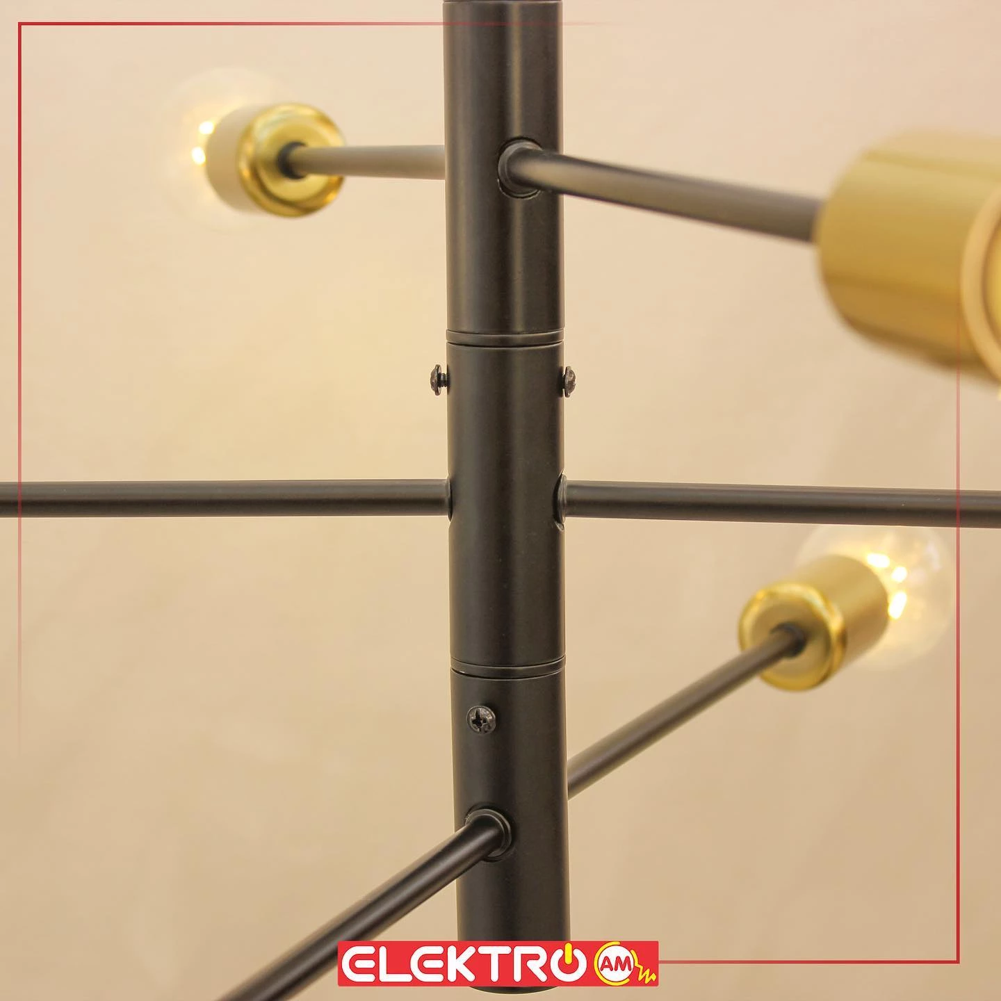 Abazhur klasik i varur dhe tavani 6 llampa