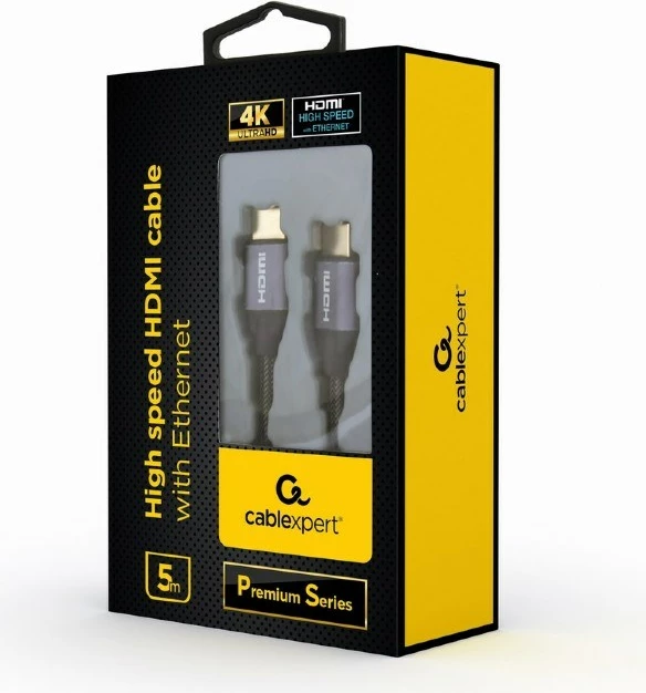 Kabllo Gembird, HDMI-HDMI, type-A, 5m, hiri 