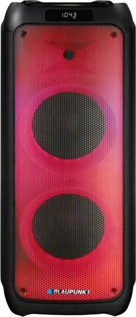 Altoparlant kolonë Blaupunkt PB10DB, 80 W RMS, Bluetooth, karaoke me 2 mikrofonë, USB/microSD, FM, i zi, set 1 copë
