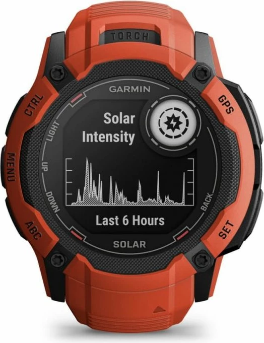 Orë sportive Garmin për femra e meshkuj, e kuqe
