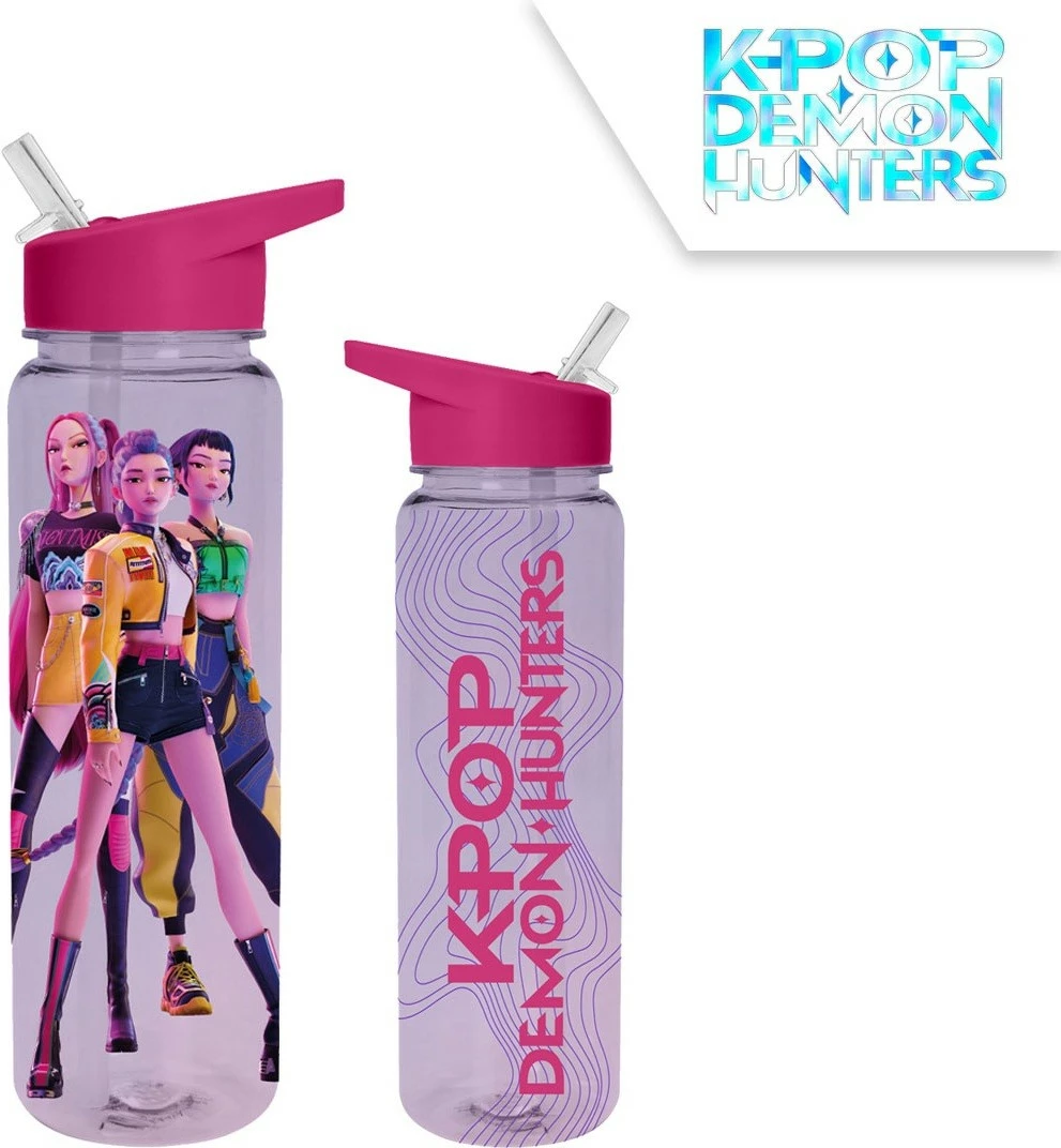 Shishe sportive Kids Euroswan K-POP Demon Hunters 750 ml, rozë