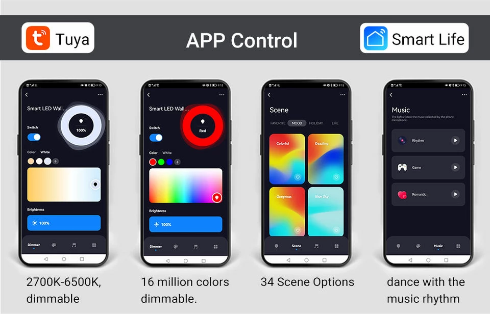 Llambë Musi Smart SONIT Wall Bulb-WIFI