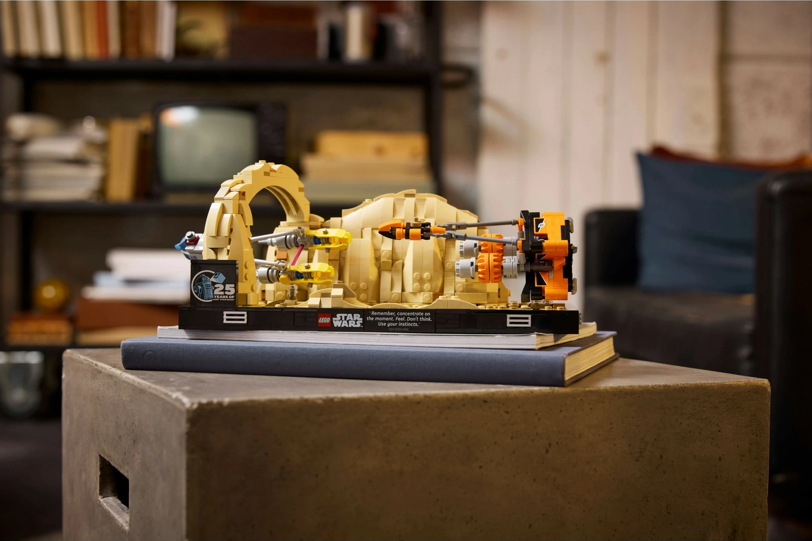 Set ndërtimi LEGO Mos Espa Podrace Diorama, 718 pjesë, shumëngjyrësh