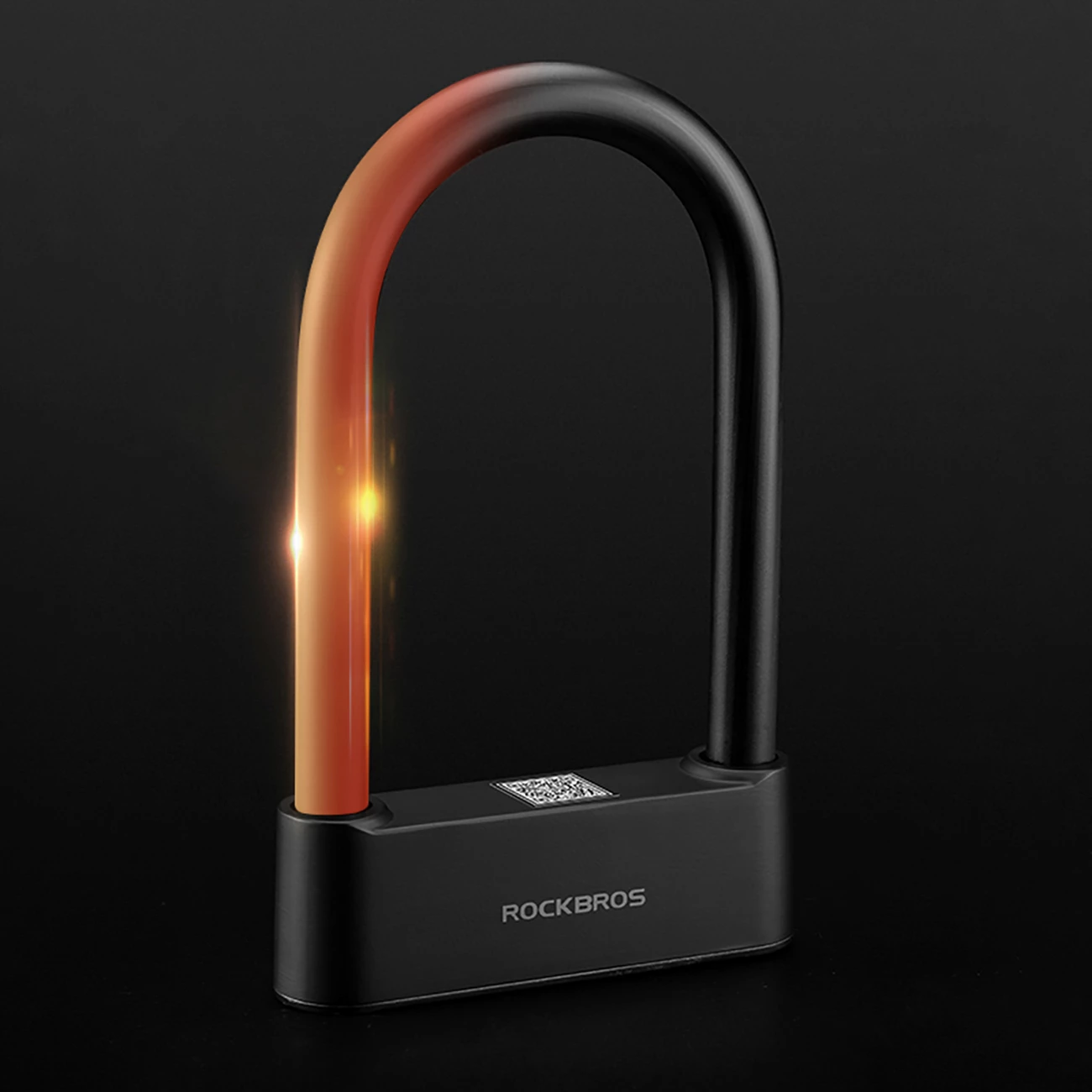 Dryn biçiklete smart Rockbros 32210818001, fingerprint + Bluetooth, karikim USB-C, set me 2 çelësa, i zi