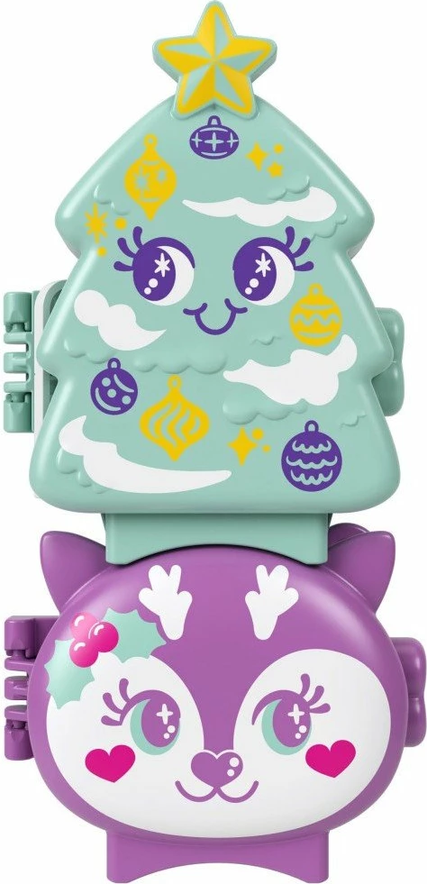Set lodrash Mattel Polly Pocket Christmas Compact JGM53, 2-Pack