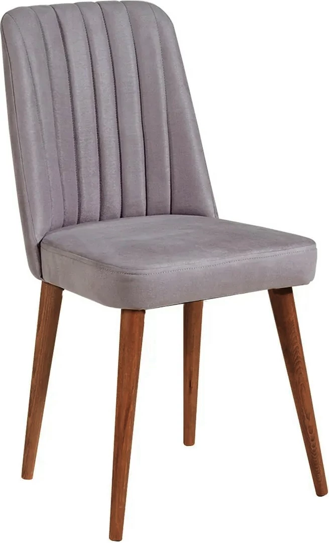 Set tavoline me karrige për ngrënie, zgjatues, 3 pjesë, Skye Decor Vina 0701, ngjyrë arre, gri