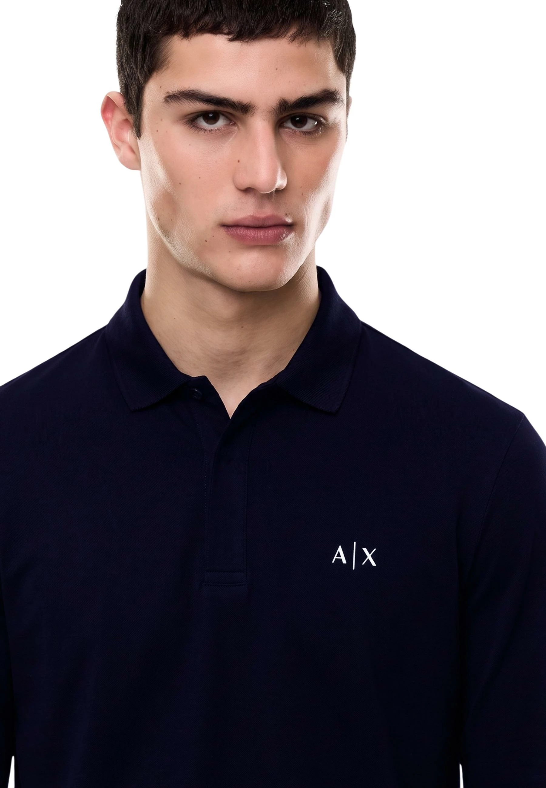 Maicë polo për meshkuj Armani Exchange XM001288 AF17321, kaltër e errët [Madhësia: XXL]