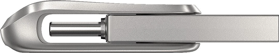 USB SanDisk Ultra Dual Drive Luxe, 64GB, argjend