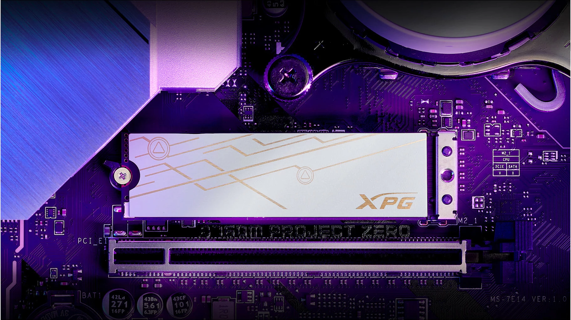 SSD M.2 ADATA XPG MARS 980 BLADE 2TB, NVMe PCIe x4, 14000/13000 MB/s, e bardhë