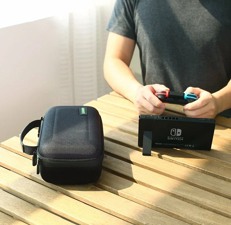 Kasë Ugreen për Nintendo Switch dhe aksesorë, S, 26.5 x 10 x 13.5 cm, e zezë