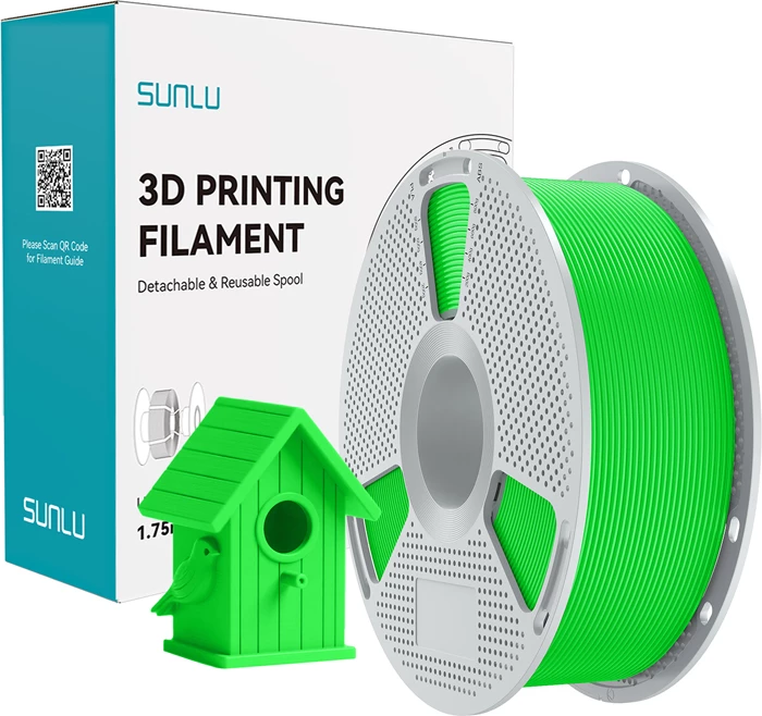 Filament 3D Sunlu ASA ASA G 1.75 mm (±0.02 mm), gjelbër