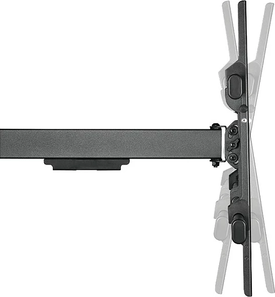 Mbajtëse muri për TV LogiLink, 43-80", e lëvizshme, 50 kg, e zezë