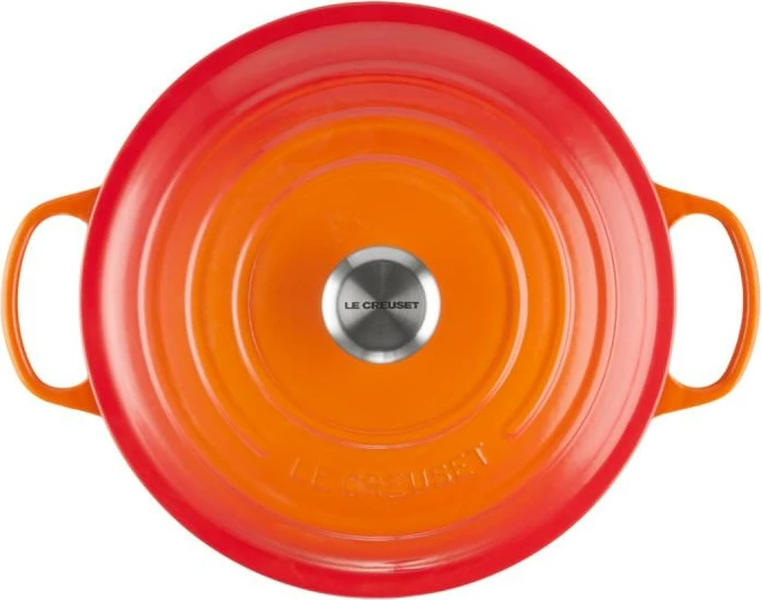 kaserollë e rrumbullakët gize, Le Creuset, 21177260902430, 26 cm, portokalli