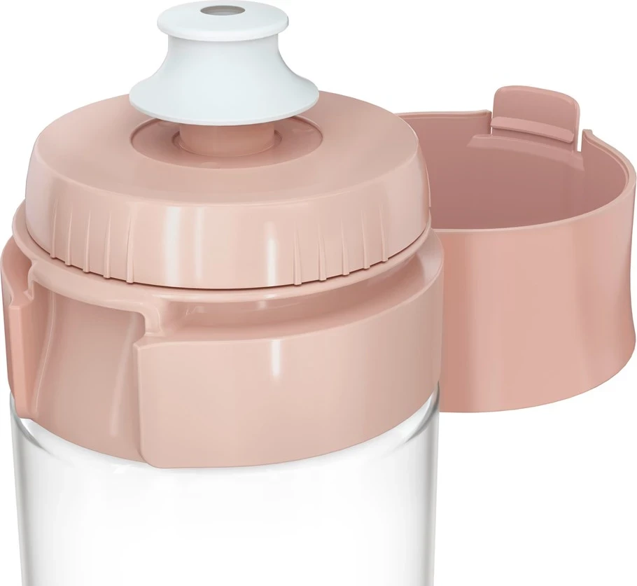 Shishe filtruese UJI Brita Vital, 600 ml, 2x filter, rozë