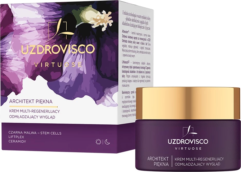 Krem anti-rrudhë për femra Uzdrovisco Virtuose Architect Beautiful Multi-Regenerating, 50ml