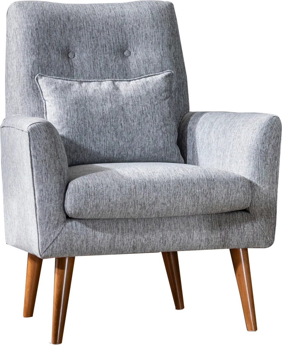 Set divan-krevat me karrige krahu, ngjyrë gri, Atelier del Sofa, Aqua-TKM03-1008