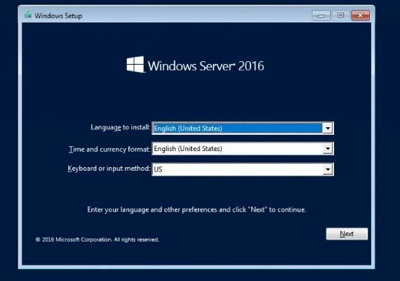 Windows Server 2016 Standard EN/DE/FR/IT/JA/RU/ZH/ES Global