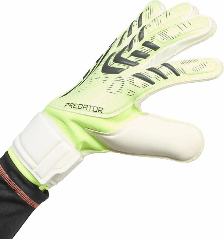 Doreza portieri adidas për meshkuj/femra, të bardha/verdha