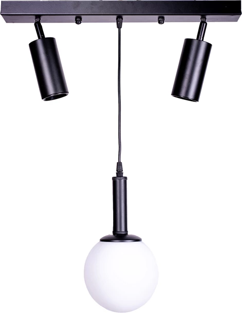 Dritë tavani Barten E27 metal i zi 45x30x45cm