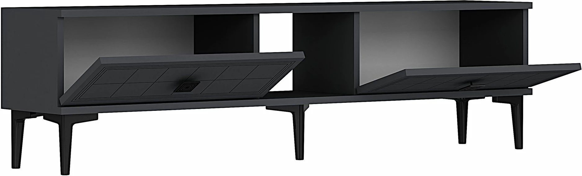 Komodë TV Skye Decor, ngjyrë antracit, 150 cm