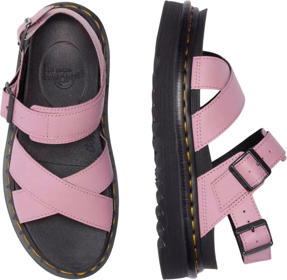 Sandale për femra Dr. Martens Voss II Athena 31558650, rozë antike [Madhësia: 39]
