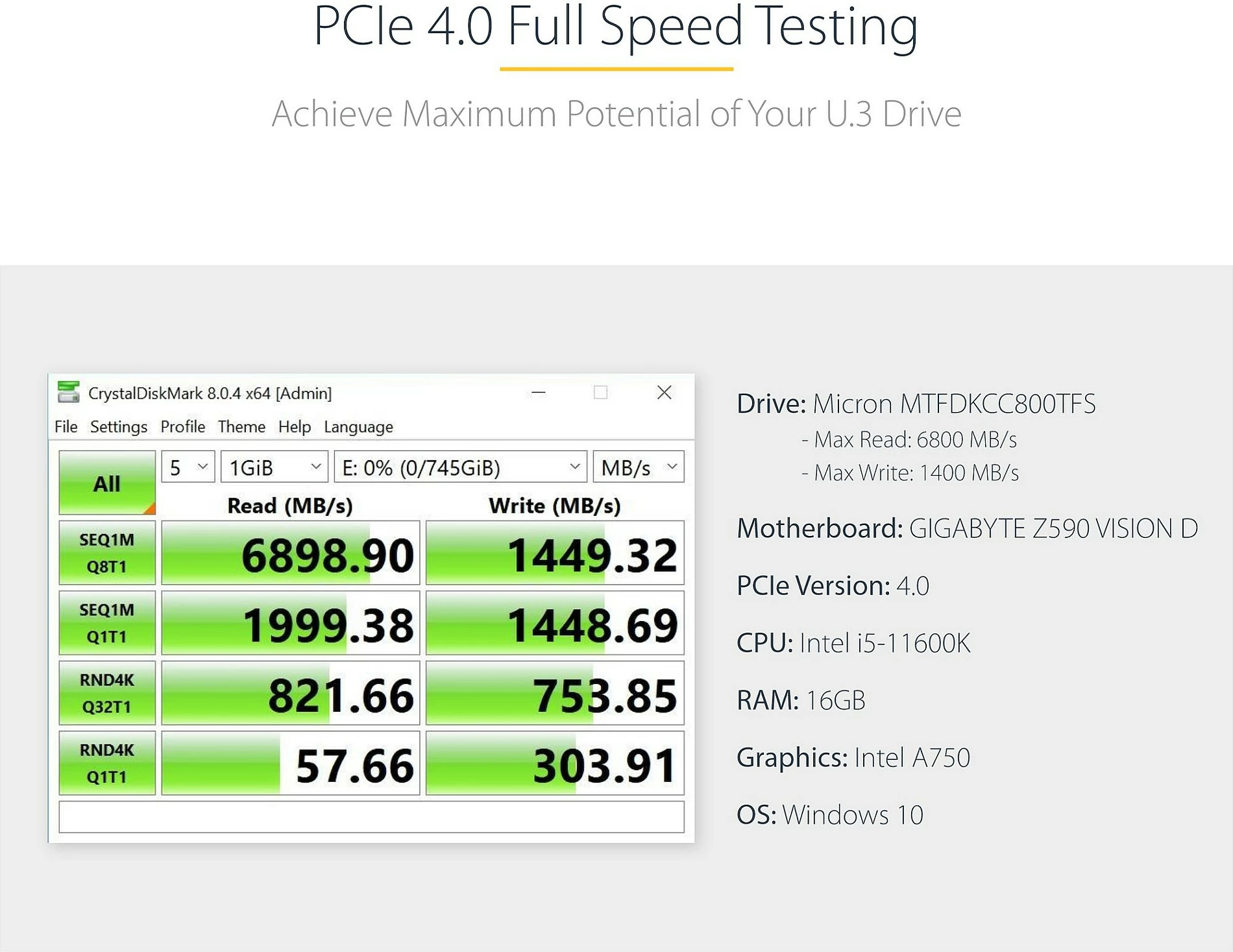 Kartë adapter PCIe StarTech SFF-TA-1001, PCIe 4.0 x4 në U.3 për SSD NVMe 2,5", e kuqe