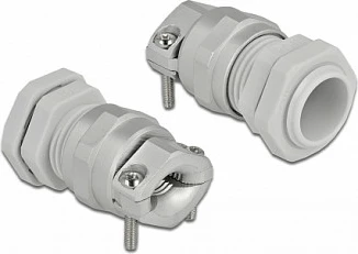 Glandë kablli DeLOCK PG11, IP68, për kabllo 5–10 mm, drejt, gri