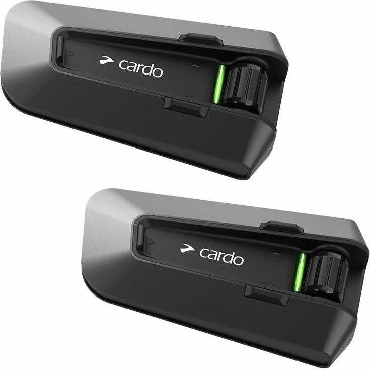 Interkom moto Cardo për dy persona, i zi