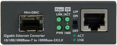 Konvertues media StarTech MCM1110SFP, Gigabit Ethernet RJ45 në Fiber, slot SFP i hapur, 10/100/1000 Mbps, i zi