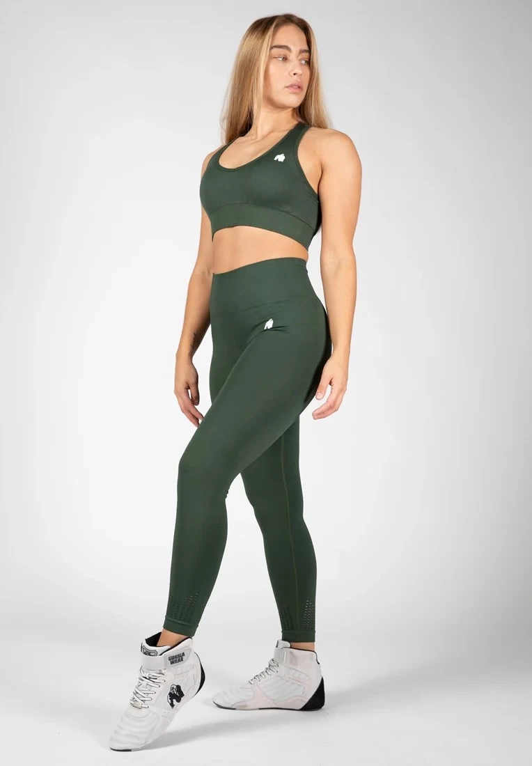 Neiro Seamless Bra - Army Green [Madhësia: M/L]