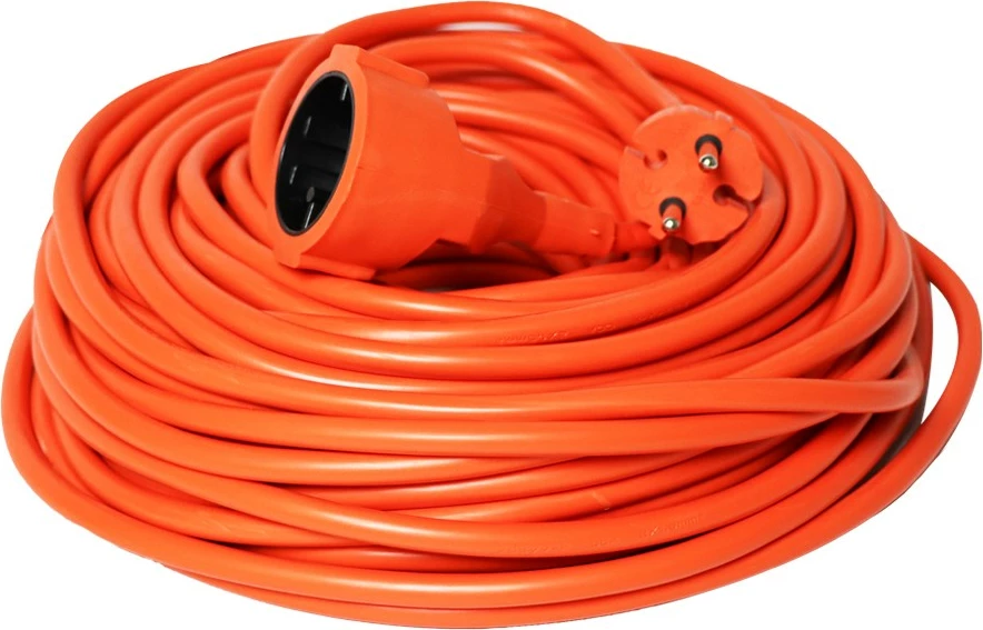 Zgjatues elektrik VERTEX PZO30M2x1,0mm, 30m, portokalli