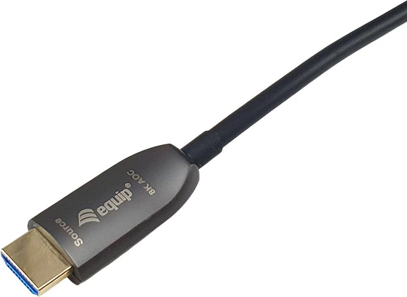 Kabllo HDMI Equip 2.1, 200m, 8K60Hz, HDR, e zezë